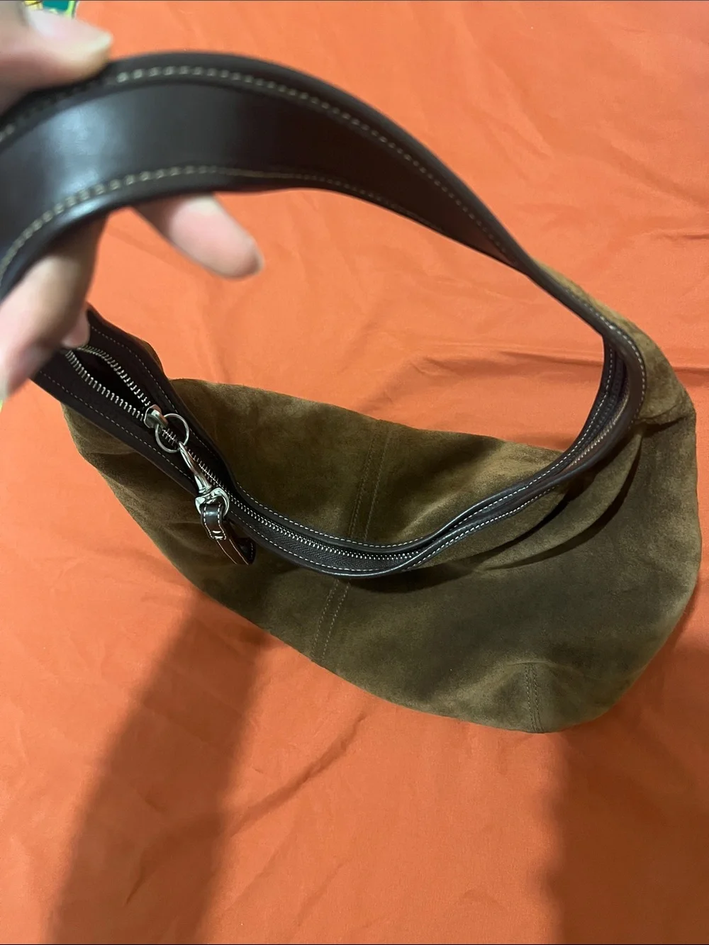 Coach Suede Ergo Hobo 9222